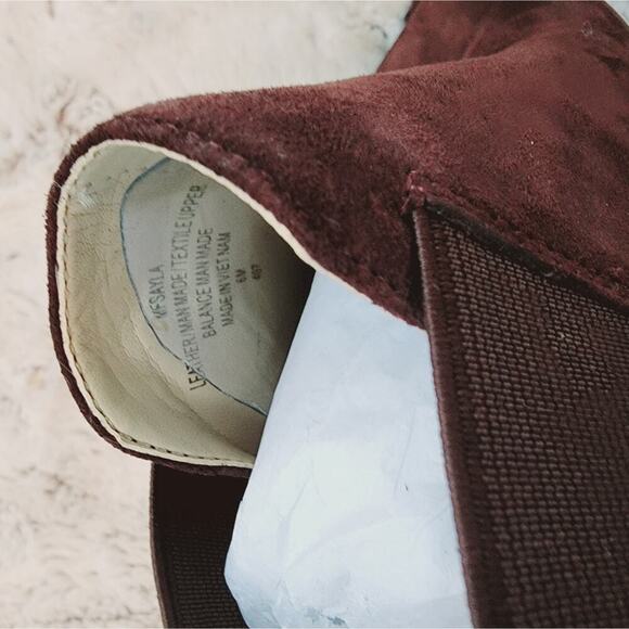 MARC FISHER BROWN SUEDE PEEP TOE HEELS SIZE 6M - Picture 7 of 7